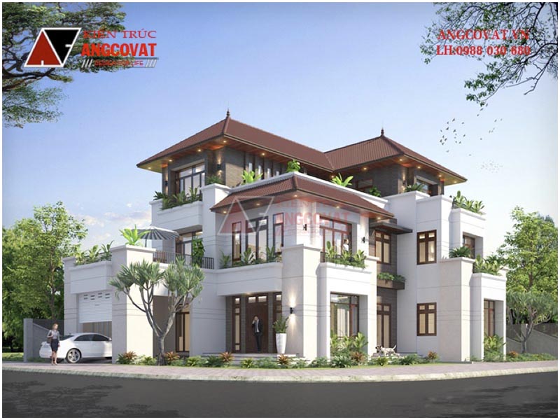 Chi phí xây biệt thự 200m2 3 tầng kích thước 19x11m của gia chủ tại Đà Lạt