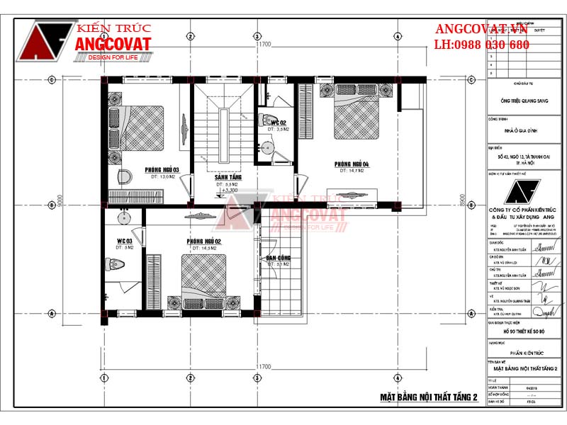 Biệt thự mini 3 tầng hiện đại