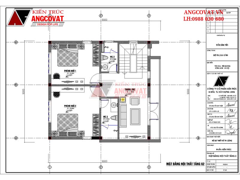 Biệt thự mini 3 tầng hiện đại