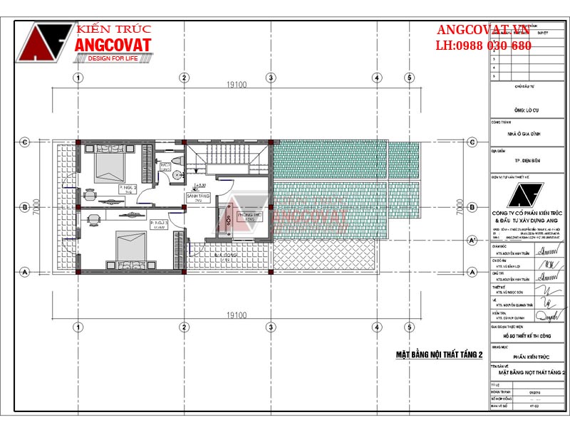 Nhà có gác lửng 3 phòng ngủ