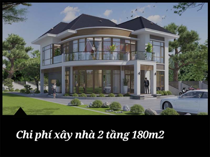 Kiến trúc sư gới ý tính toán chi phí xây nhà 2 tầng 180m2