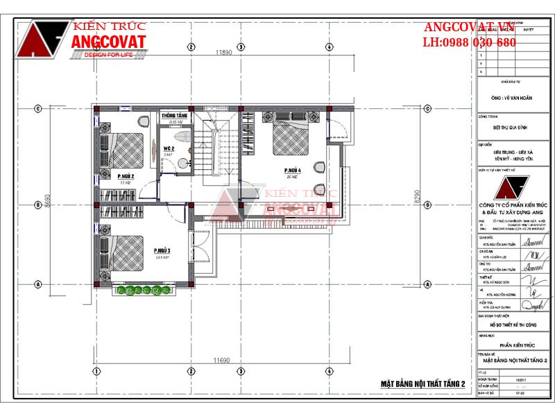 Biệt thự mini 3 tầng hiện đại