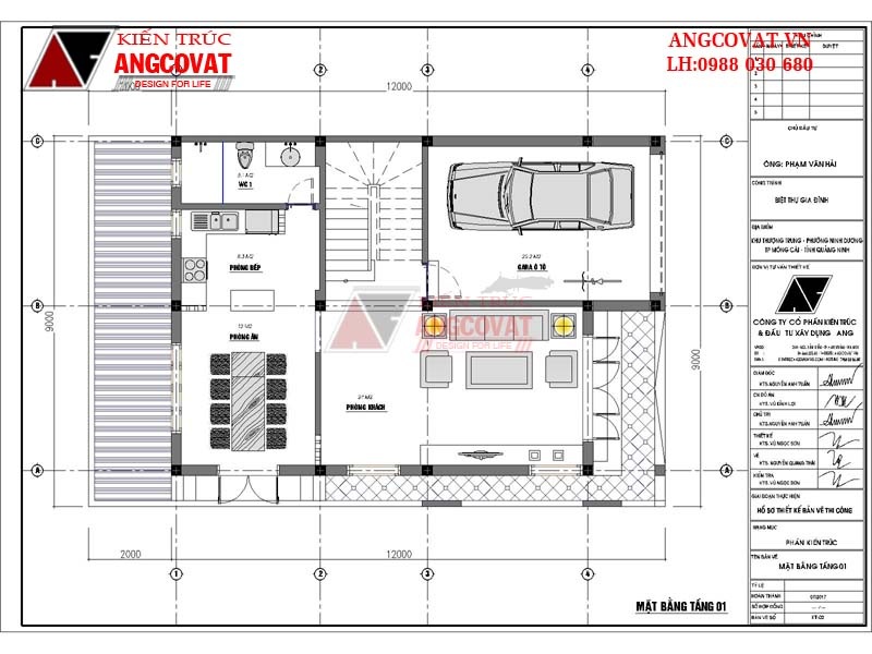 Biệt thự mini 3 tầng hiện đại