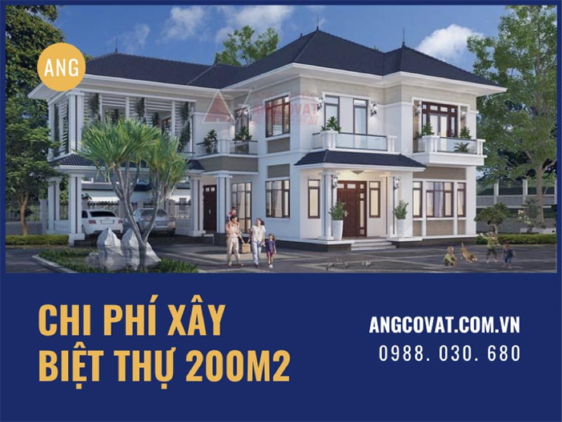 Những yếu tố tác động đến chi phí xây biệt thự 200m2