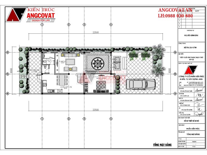 Biệt thự mini 3 tầng hiện đại