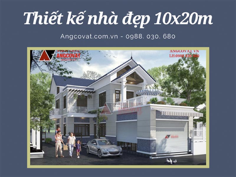 Xác định số tầng và công năng phù hợp với thiết kế nhà đẹp 10x20m