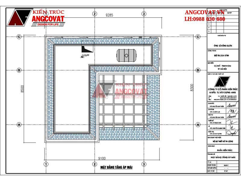 Mẫu biệt thự mini 3 tầng hiện đại