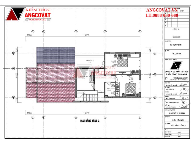 mẫu nhà có gác lửng 3 phòng ngủ đẹp