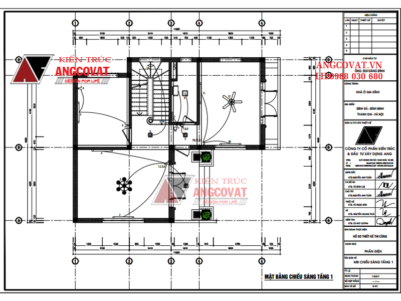 Thiết kế bản vẽ điện nước nhà dân cơ bản bạn nên biết