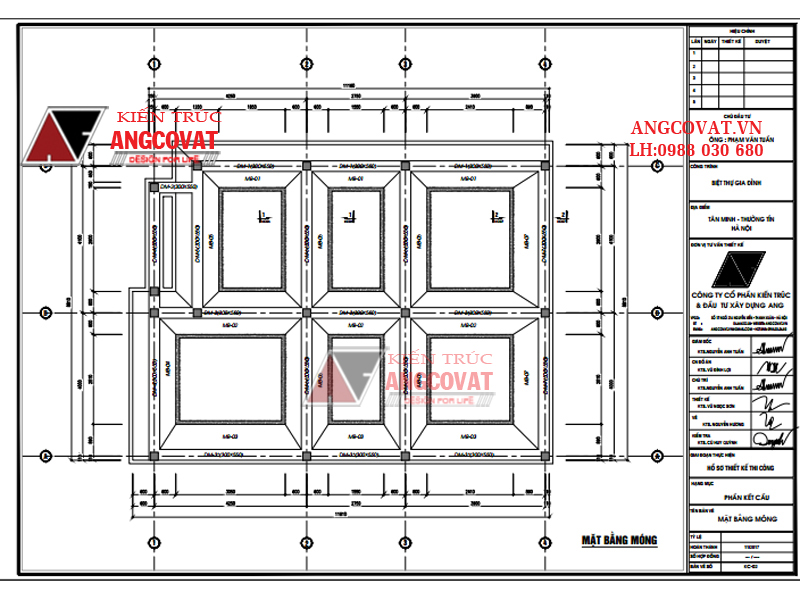 Thiết kế bản vẽ móng nhà dân dụng bạn nên áp dụng - Móng băng