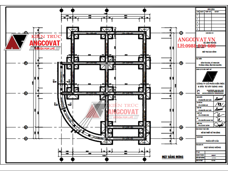 Thiết kế bản vẽ móng nhà dân dụng chuẩn đẹp bạn nên biết - Móng đơn