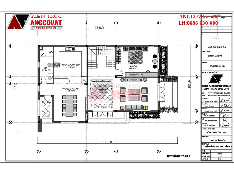 bản vẽ nhà 1 trệt 2 lầu đẹp