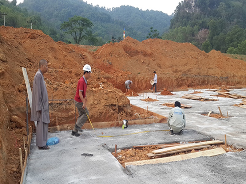 biện pháp thi công bê tông lót móng