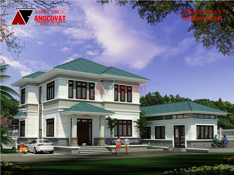 biệt thự 2 tầng 1 mặt tiền đẹp