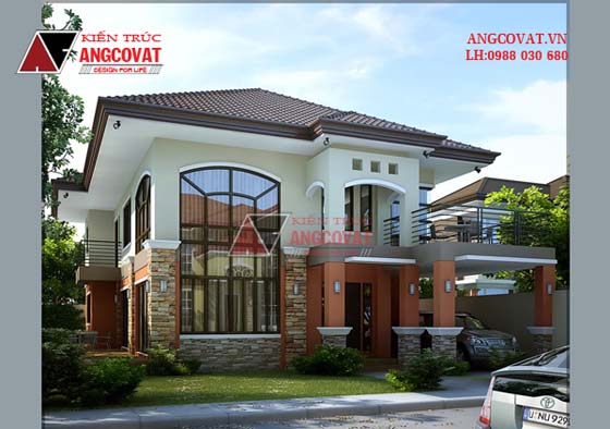 biệt thự 2 tầng mặt tiền 10m