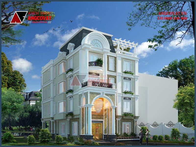 biệt thự pháp đẳng cấp 3 tầng