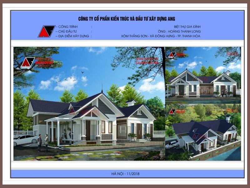 Bộ hồ sơ thiết kế hoàn chỉnh nhà cấp 4 có tầng hầm đẹp