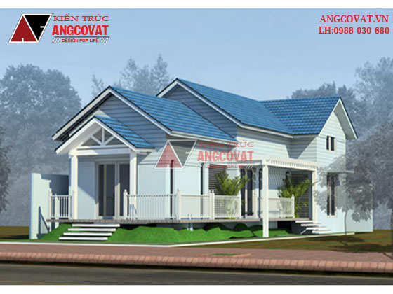 Các mẫu nhà 150m2 1 tầng 3 phòng ngủ ở quê đẹp