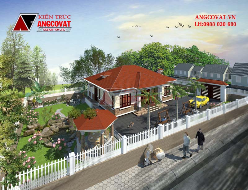 các mẫu nhà sân vườn đẹp