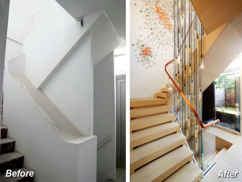 cách cải tạo cầu thang cũ