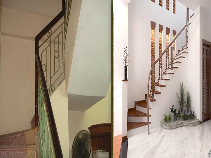 Cách cải tạo cầu thang cũ