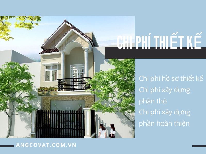 Thiết kế mẫu nhà hộp 2 tầng mái thái tiết kiệm chi phí