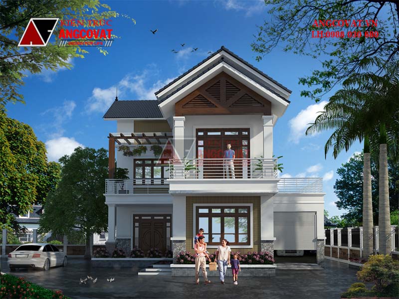 Chi phí xây dựng nhà 2 tầng 1 tum đảm bảo công năng và tiết kiệm chi phí