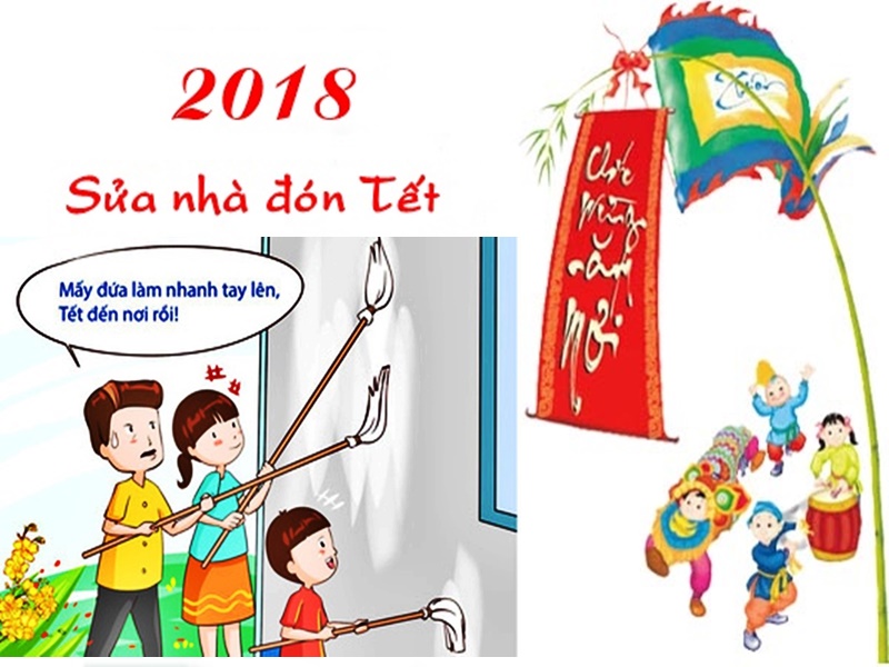 chia sẻ kinh nghiệm sửa nhà đón Tết 2018