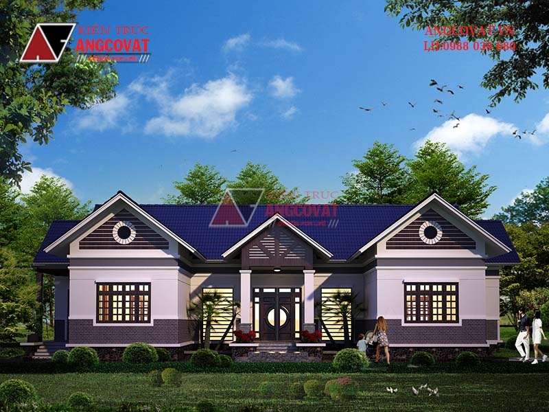 chiều cao nhà cấp 4 mái thái