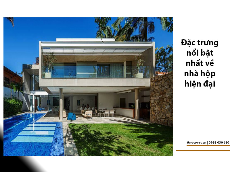 nhà hộp hiện đại đẹp