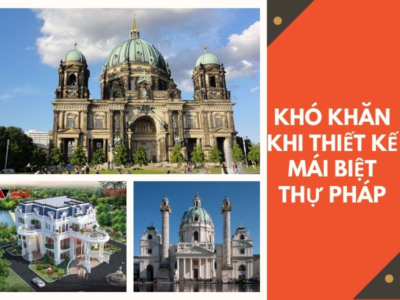 Cùng với ưu điểm là một số hạn chế trong thiết kế mái biệt thự pháp