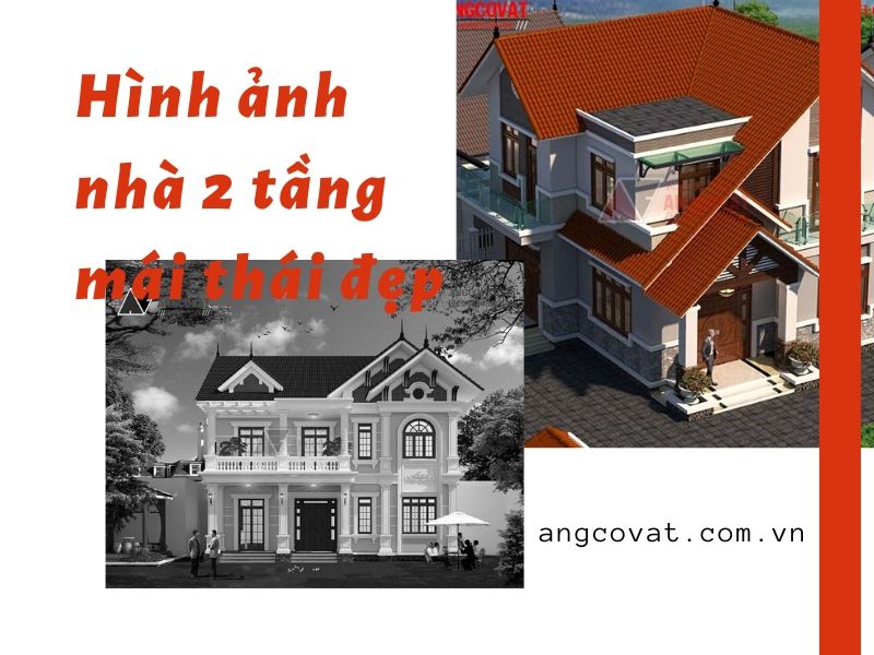 Hình ảnh nhà 2 tầng mái thái đẹp sang trọng