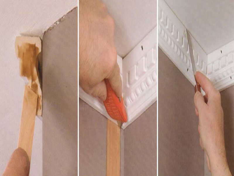 Hướng dẫn thi công phào chỉ thạch cao