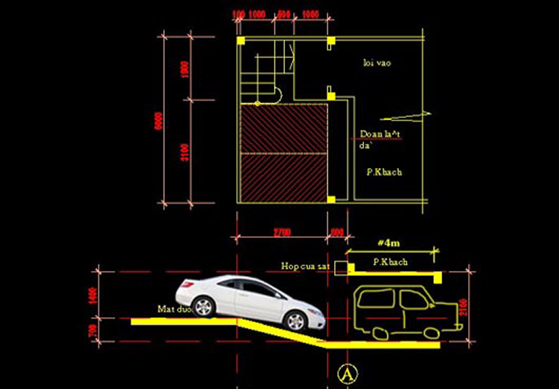 Thế nào là kích thước gara tiêu chuẩn đẹp
