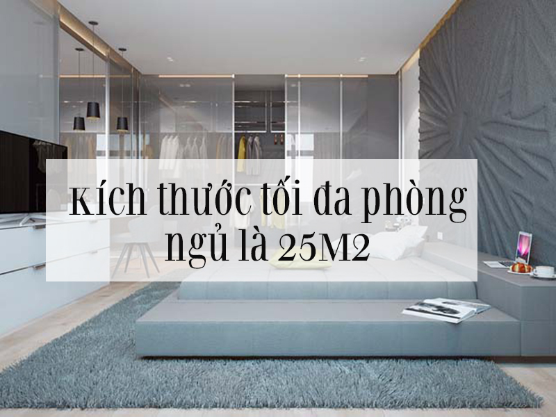 kích thước phòng ngủ tối đa