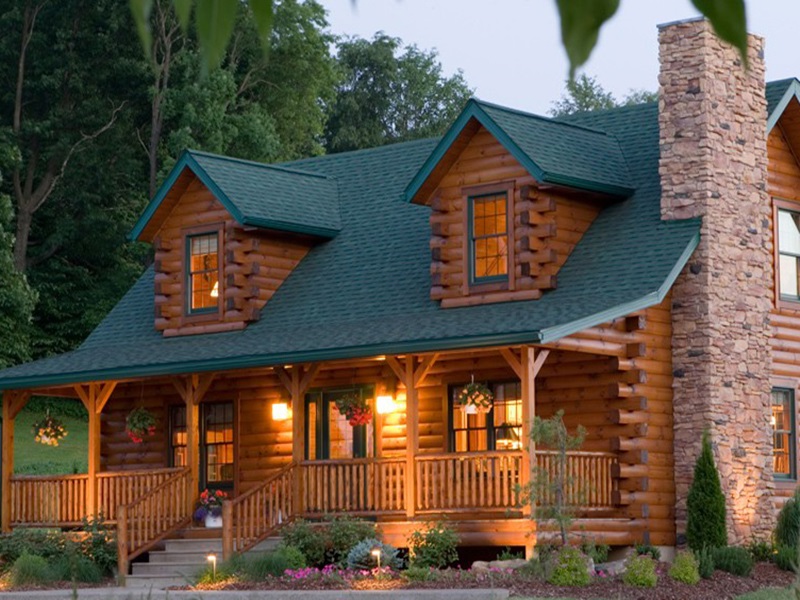 kiến trúc nhà gỗ châu âu cổ điển