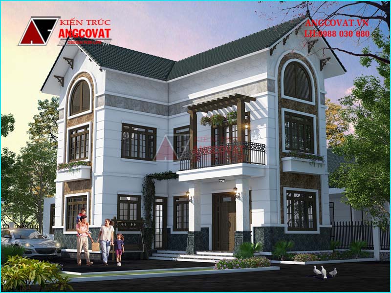 nhà lầu đơn giản 3 tầng