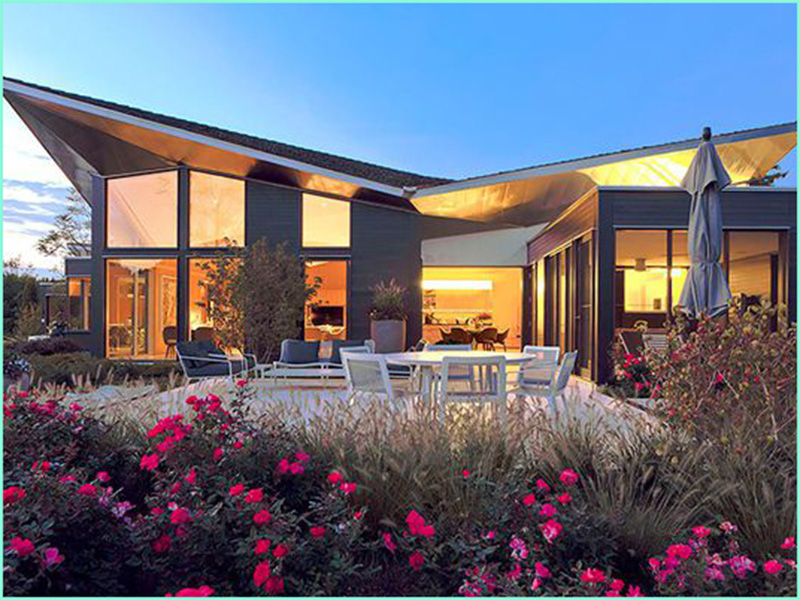 Kiến trúc nhà trệt đẹp sang trọng, độc đáo