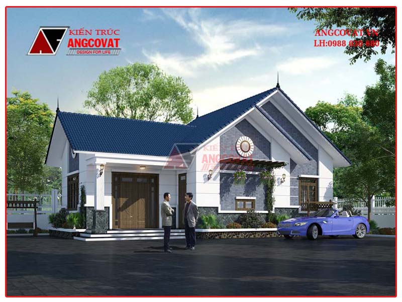 Kiến trúc nhà trệt đơn giản tại nông thôn