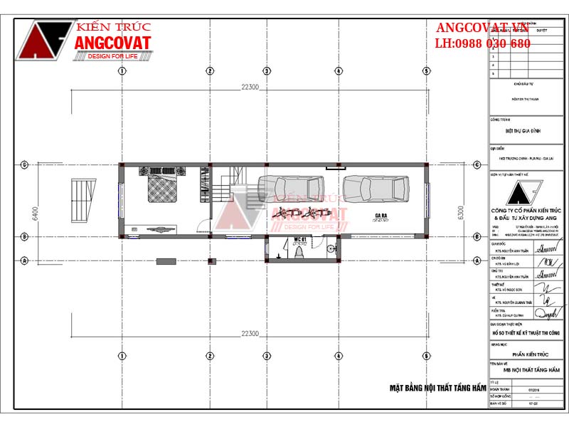 Bản vẽ chi tiết thiết kế nội thất tầng 1 của mẫu nhà 1 trệt 1 lầu đơn giản