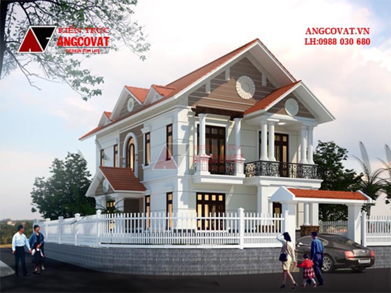 hình ảnh nhà 2 tầng diện tích 100m2