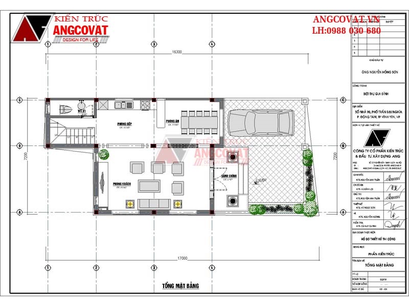 Bố trí mặt bằng công năng của biệt thự 3 tầng tân cổ điển