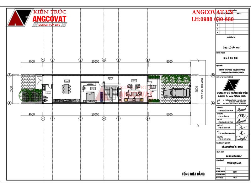 Công năng của mẫu nhà phố mặt tiền 5m 3 tầng phong cách tân cổ