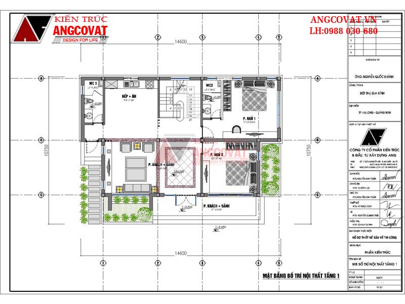 Cụ thể chi tiết mặt bằng công năng tầng 1 thiết kế nhà 3 tầng có sân thượng đẹp