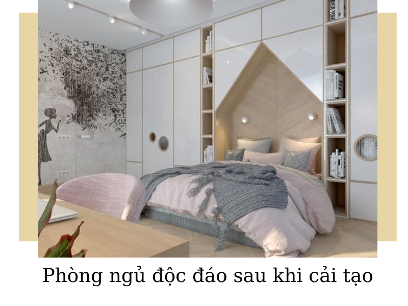 cải tạo phòng bếp thành phòng ngủ có được không