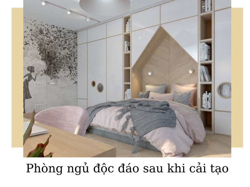  cải tạo phòng bếp thành phòng ngủ có được không