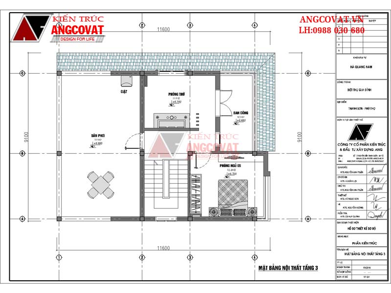 biệt thự mái lệch hiện đại 3 tầng đẹp