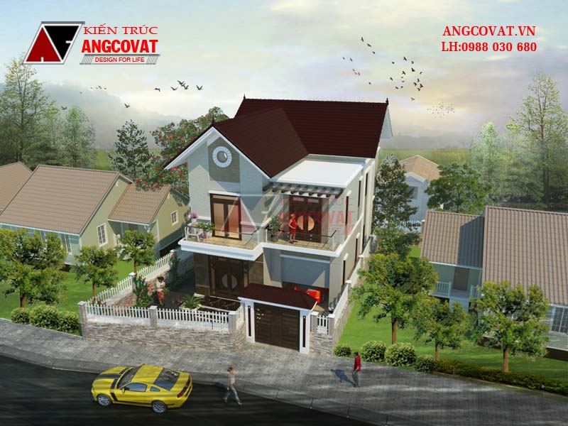 Tư vấn thiết kế mẫu nhà 2 tầng đơn giản 3 phòng ngủ siêu sang