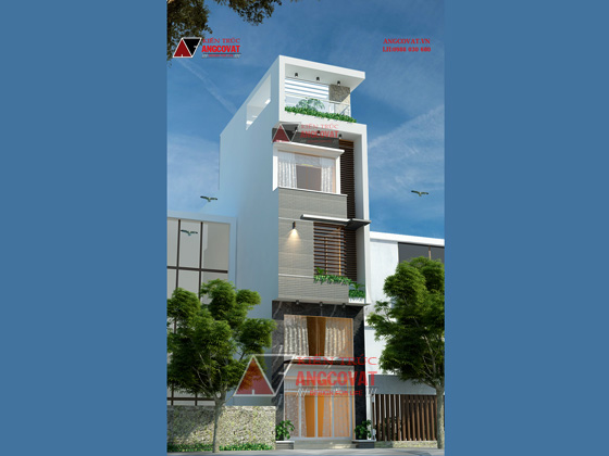 Phối cảnh view 3 mẫu nhà  tầng 1 tum đẹp và sang trọng được nhiều gia chủ lựa chọn