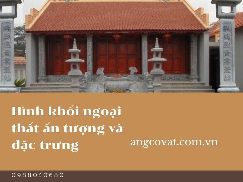 Mặt tiền các mẫu nhà thờ họ đơn giản rộng rãi, ấn tượng